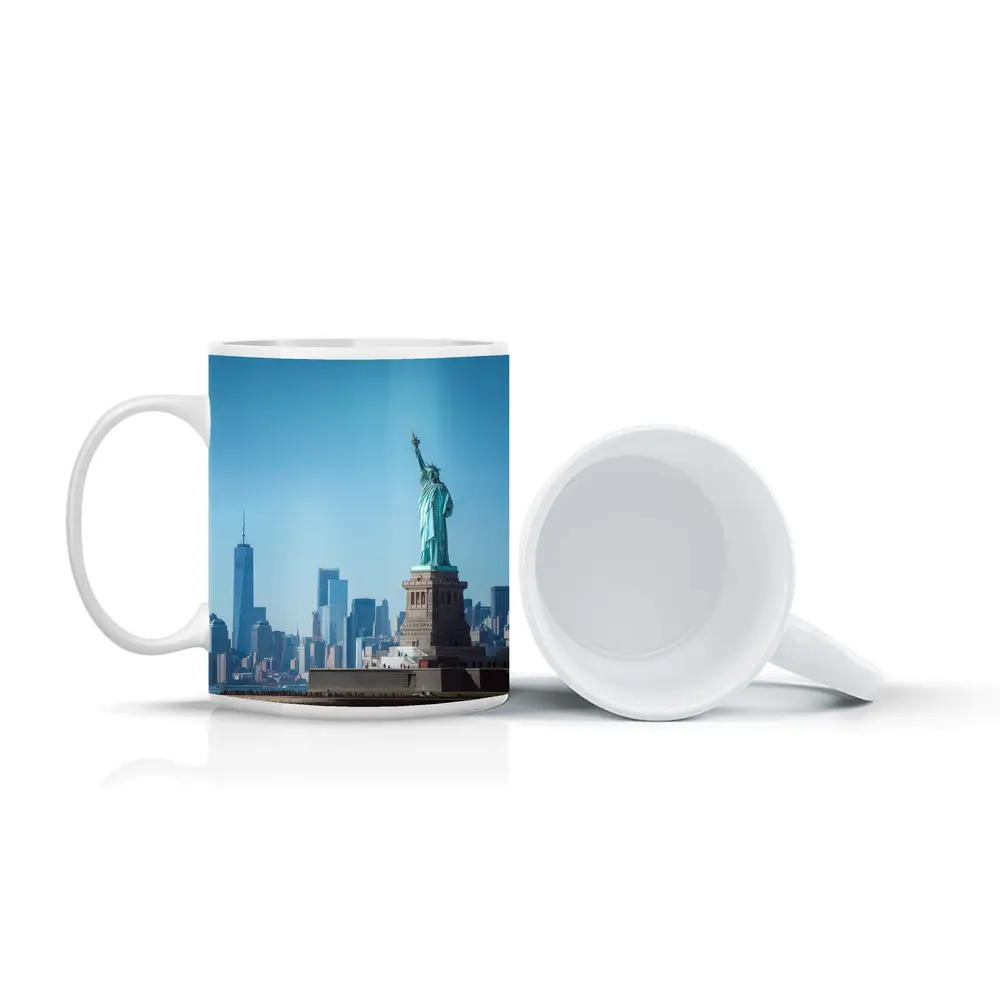 Statue of Liberty New York City Skyline – Mugs