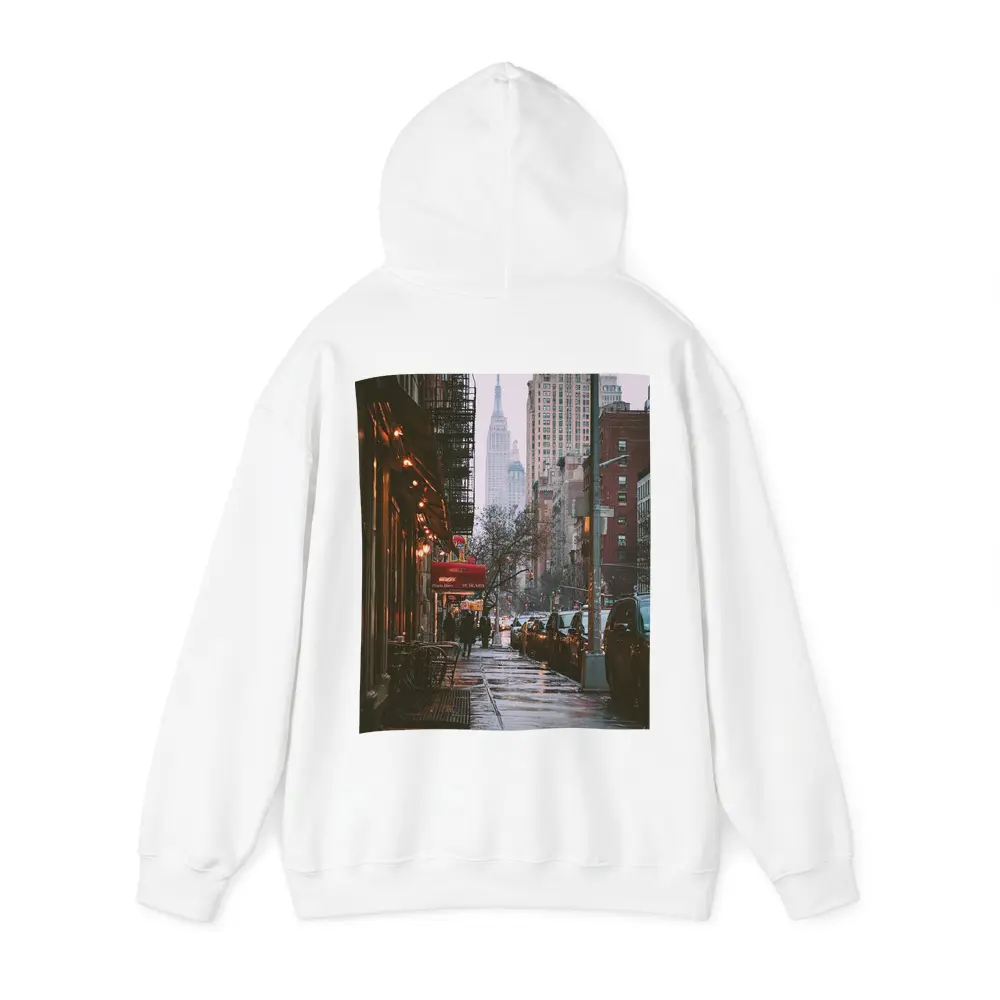 New York City Rainy Street Empire State – Hoodies