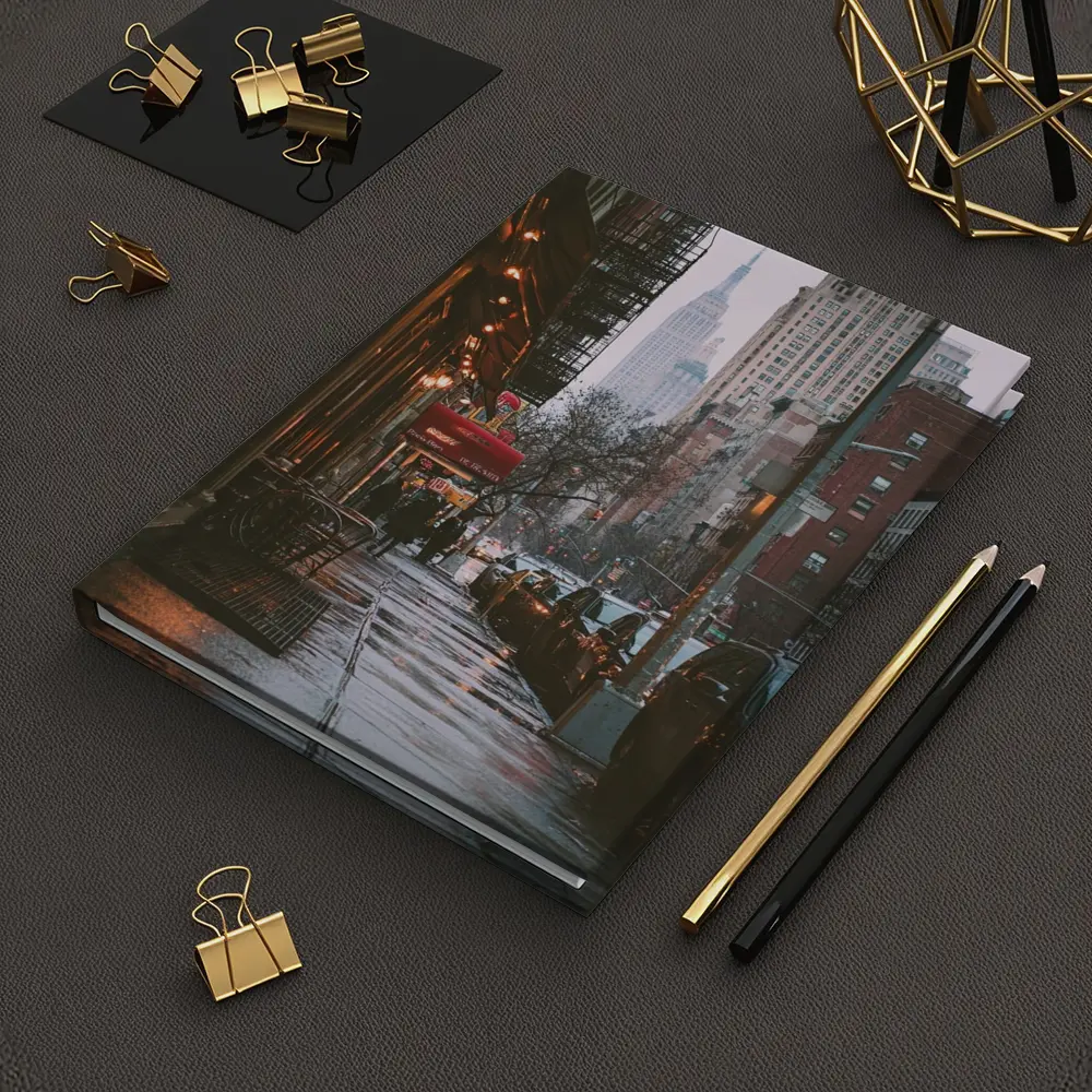 New York City Rainy Street Empire State – Notebooks