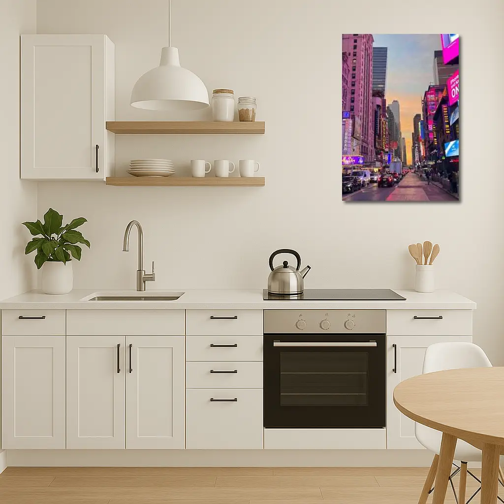Times Square New York City Sunset Street – Wall Art