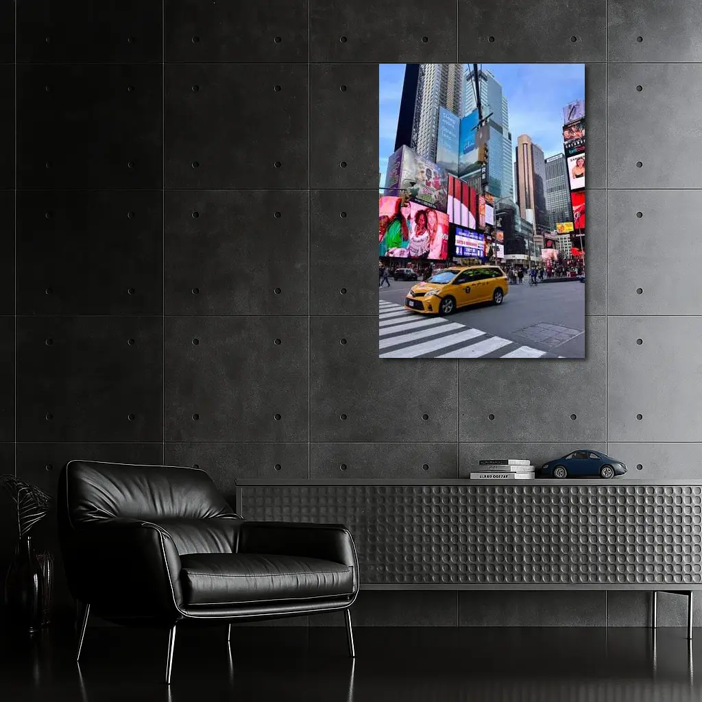 Yellow Taxi Times Square New York City – Wall Art