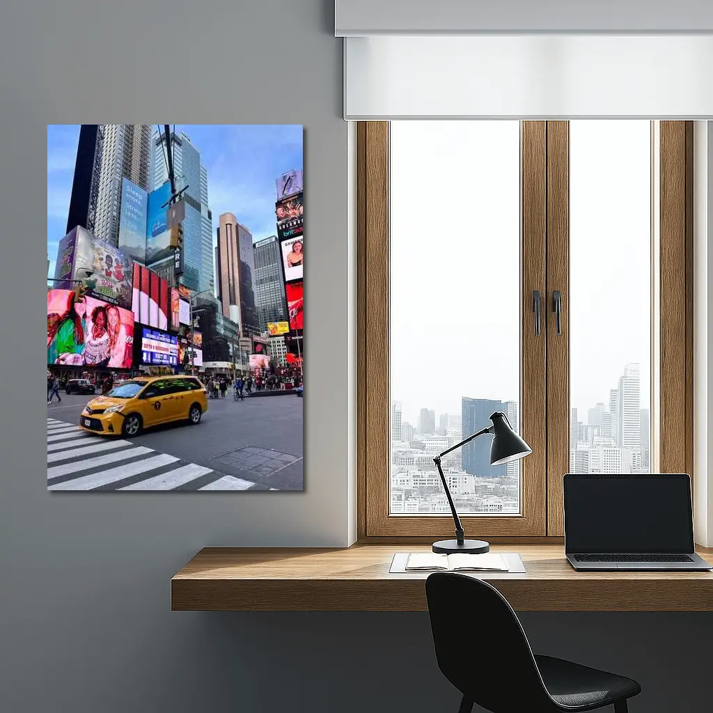 Yellow Taxi Times Square New York City – Wall Art