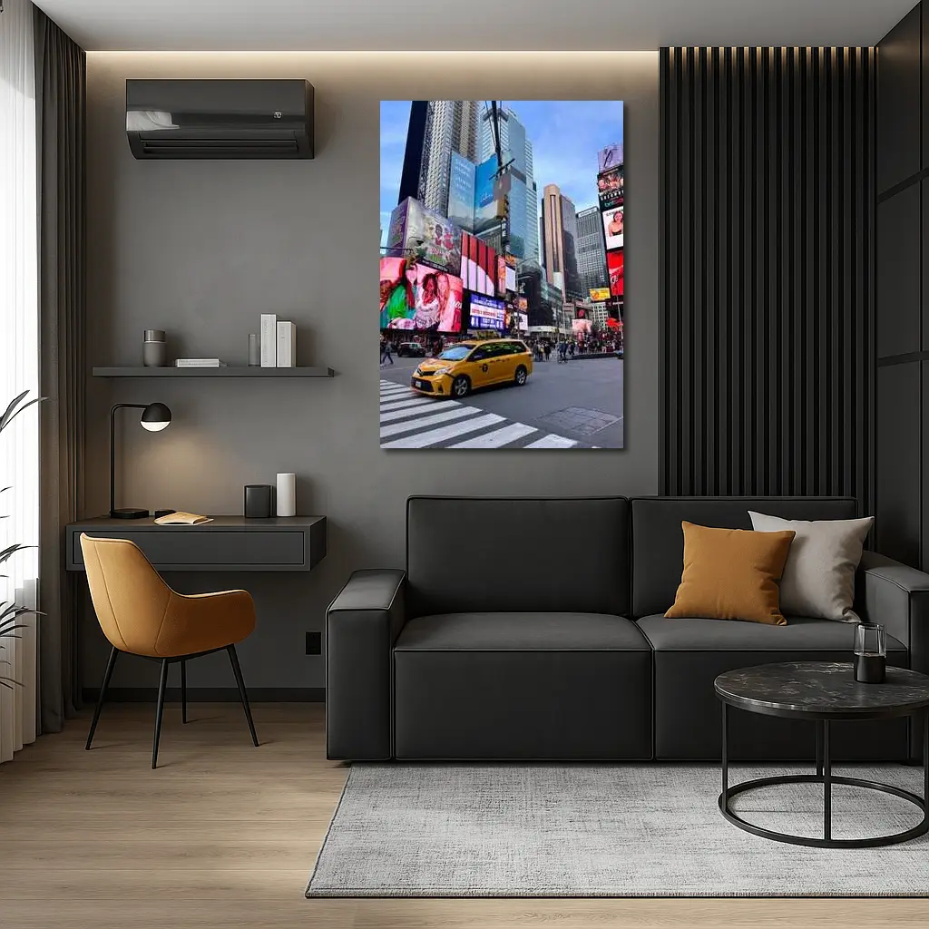 Yellow Taxi Times Square New York City – Wall Art