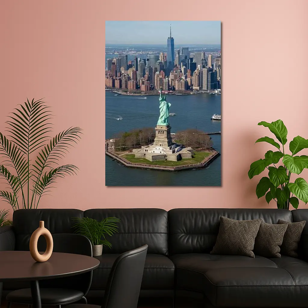 Statue of Liberty New York City Skyline – Wall Art