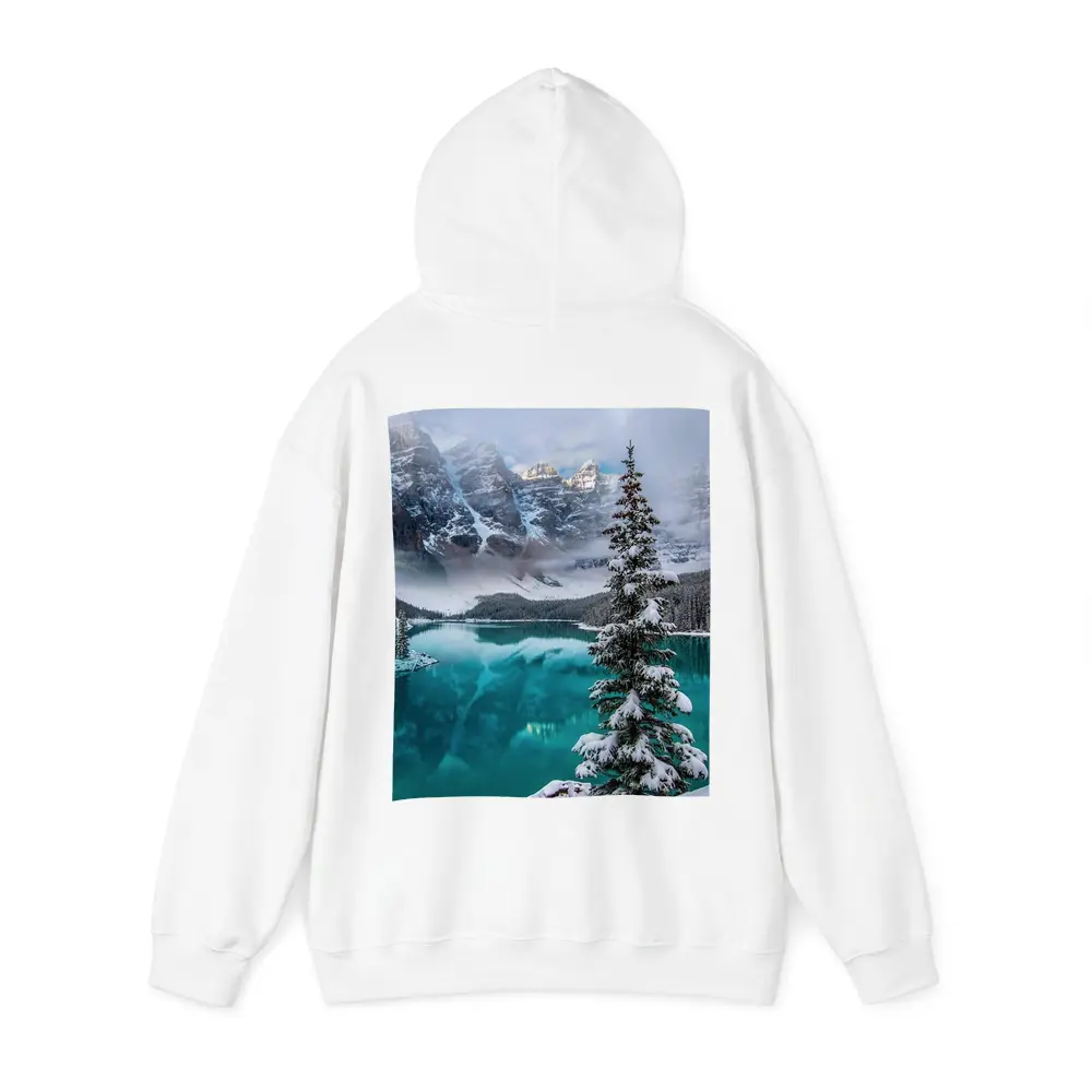 Moraine Lake Winter Snow Mountains Canada – Hoodies