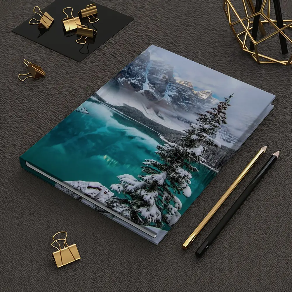 Moraine Lake Winter Snow Mountains Canada – Notebooks