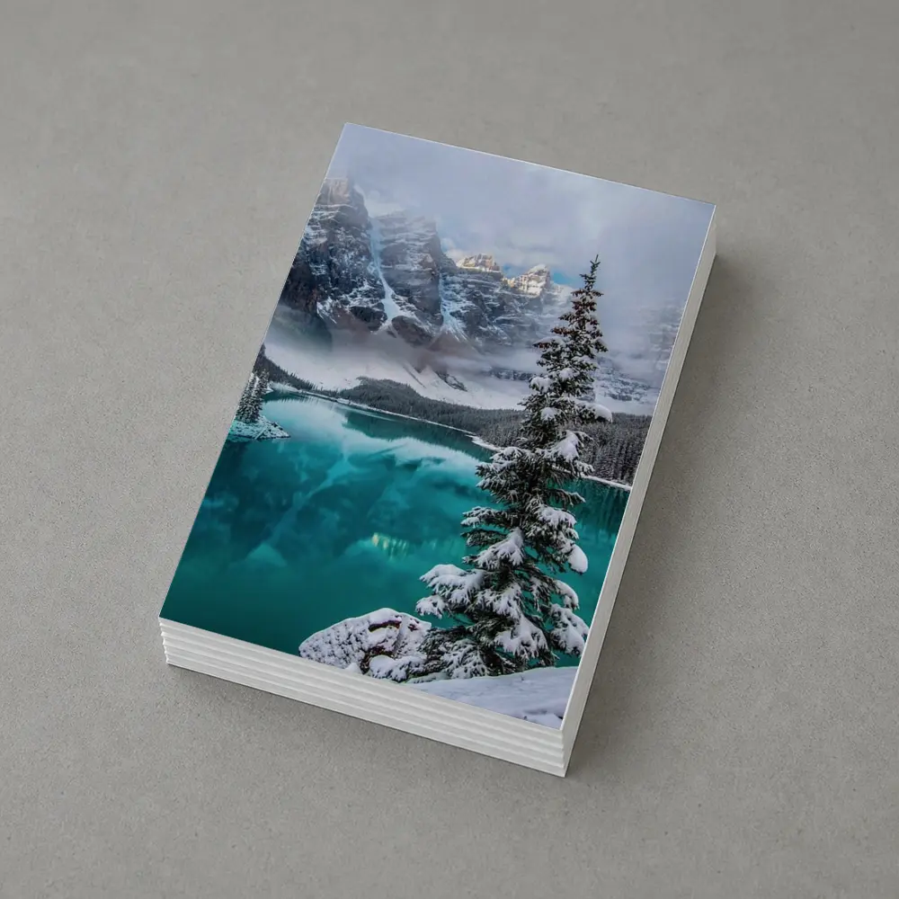 Moraine Lake Winter Snow Mountains Canada – Postcards