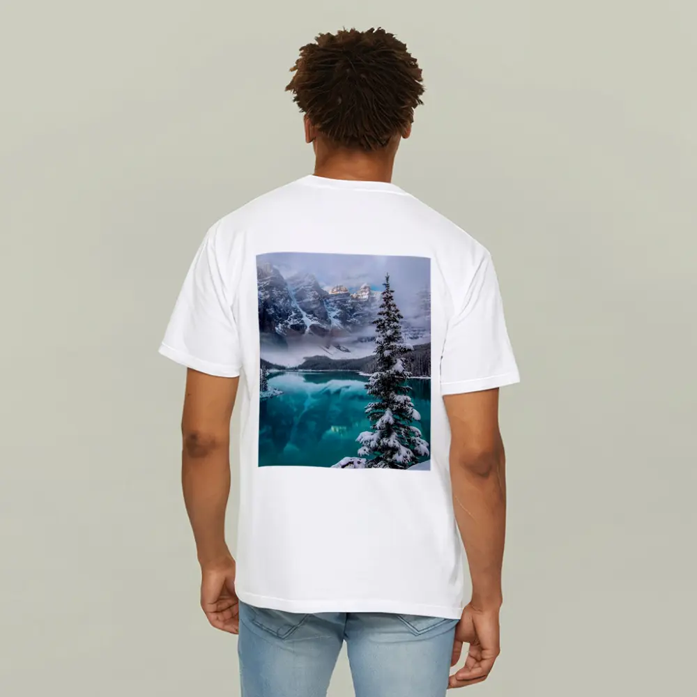 Moraine Lake Winter Snow Mountains Canada – T-Shirts