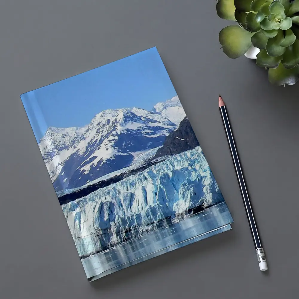 Glacier Bay Ice Wall Snow Mountains Alaska – Notebooks