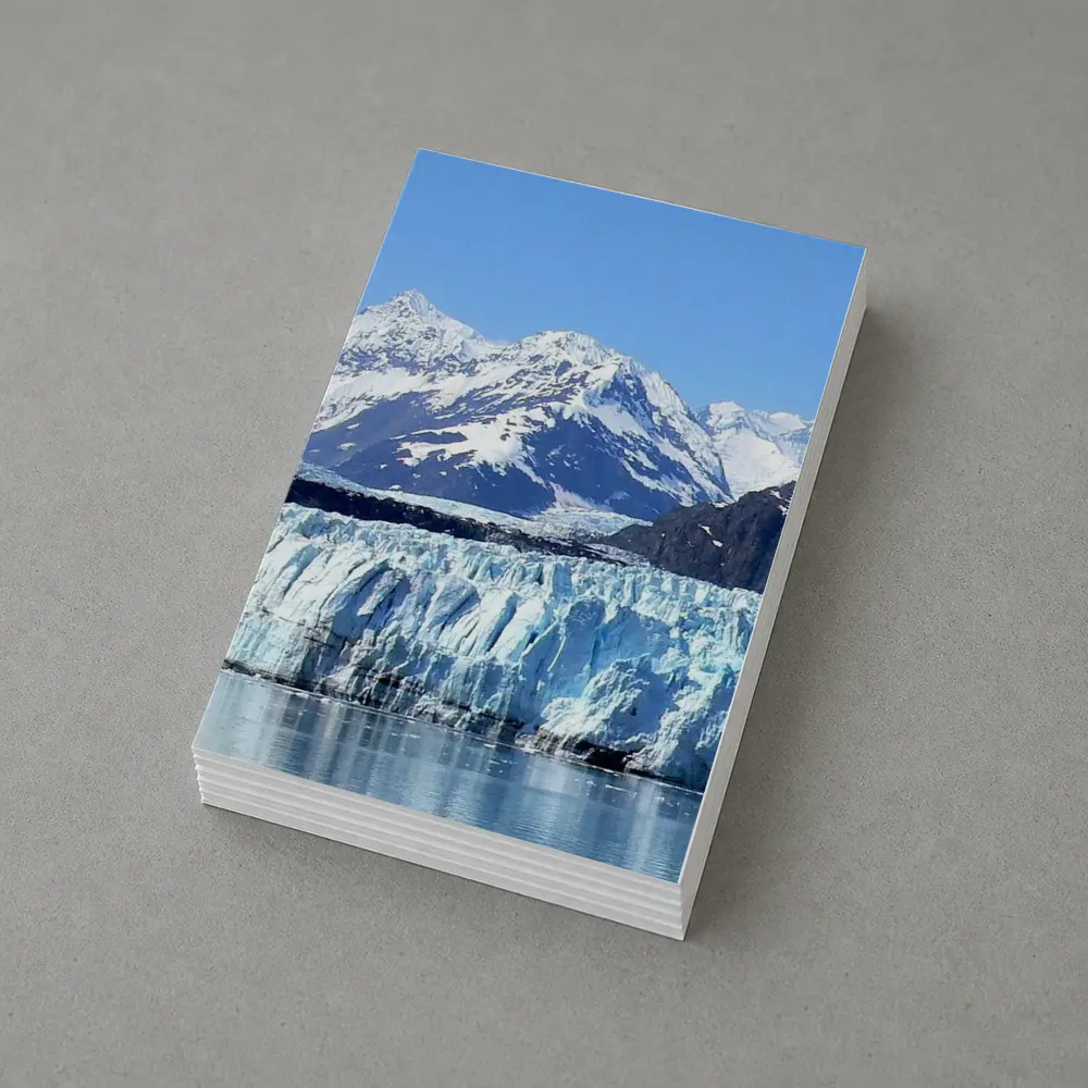 Glacier Bay Ice Wall Snow Mountains Alaska – Postcards