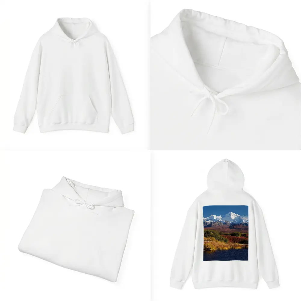 Denali Snow Peak Alaska Autumn Wilderness – Hoodies
