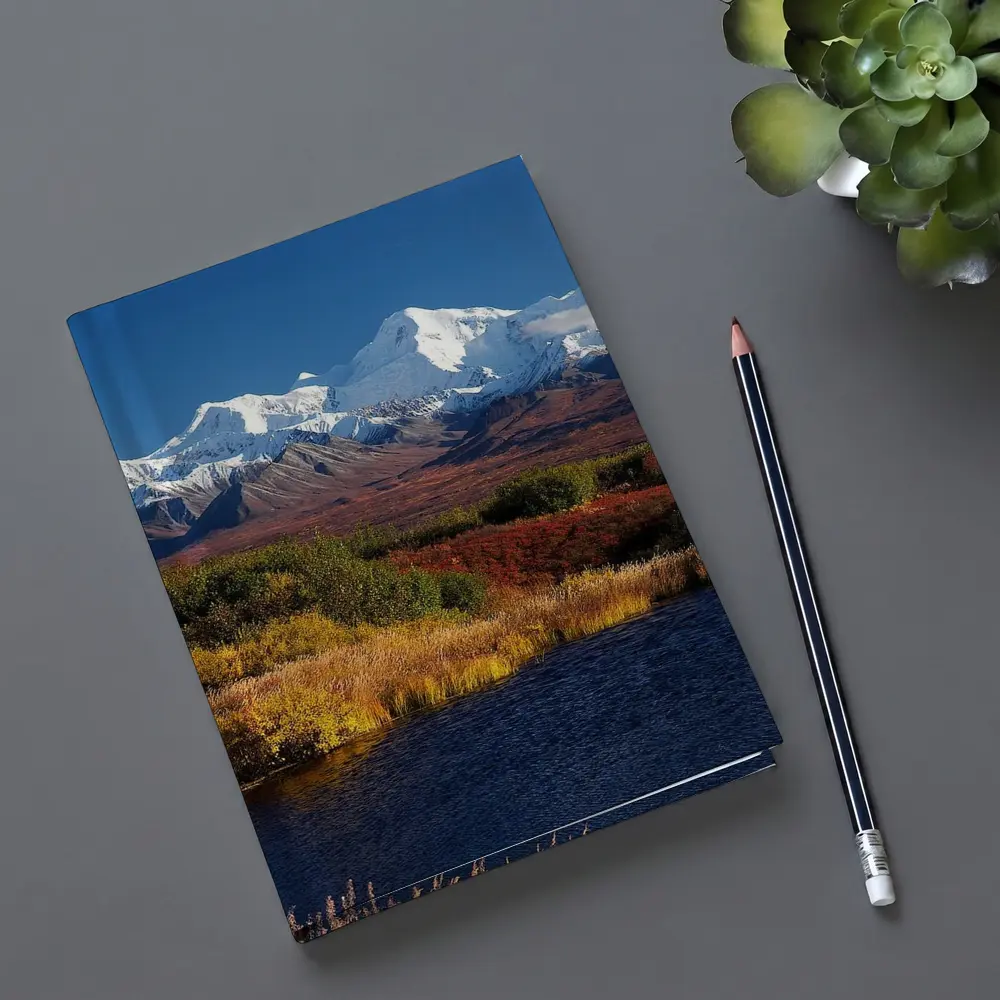 Denali Snow Peak Alaska Autumn Wilderness – Notebooks