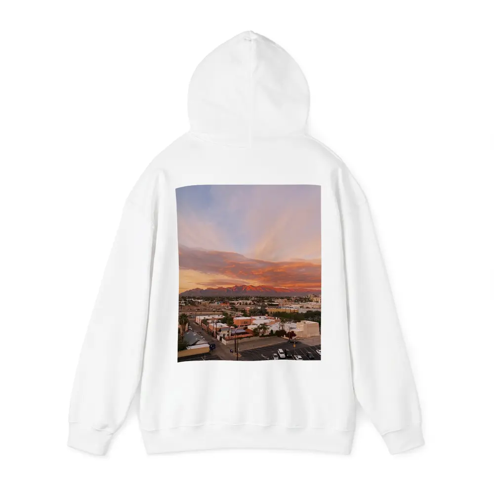 Tucson Arizona Sunset Mountains City View – Hoodies
