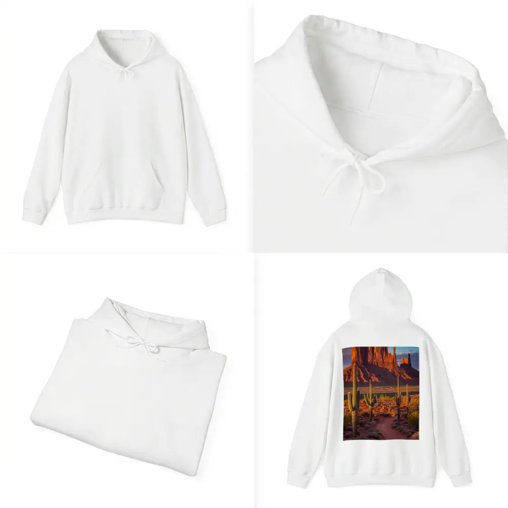 Monument Valley Desert Southwest Cactus Landscape – Hoodies