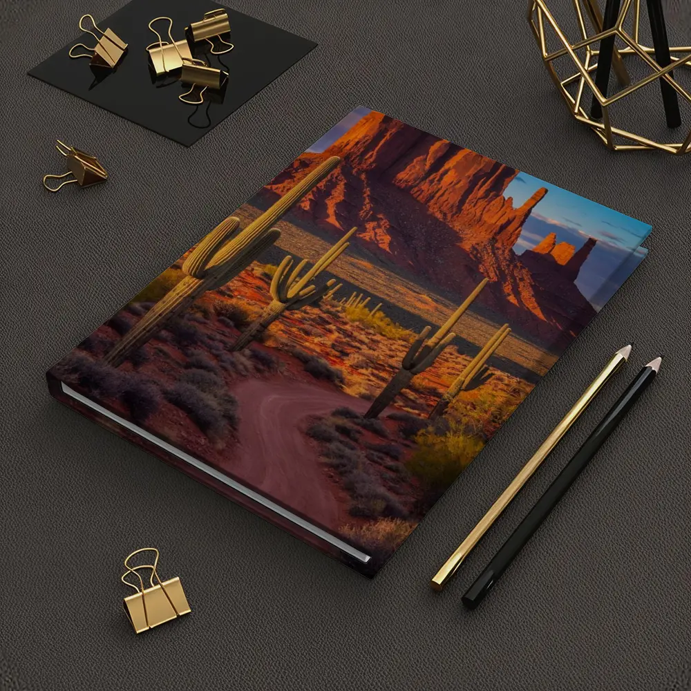 Monument Valley Desert Southwest Cactus Landscape – Notebooks