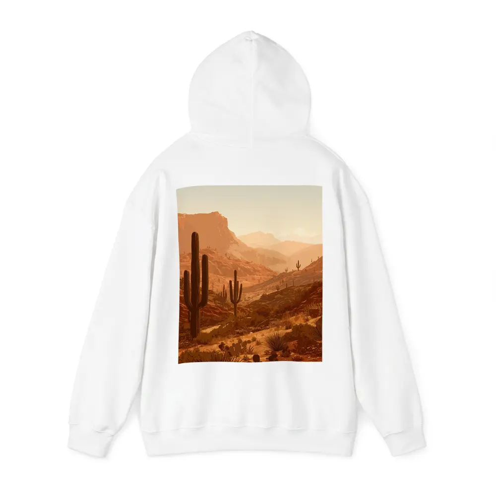 Desert Canyon Saguaro Cactus Warm Sunset – Hoodies