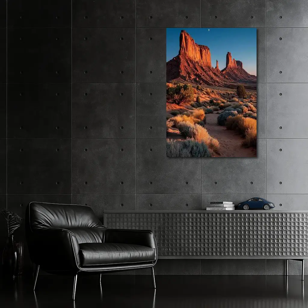 Monument Valley Desert Red Rock Landscape – Wall Art