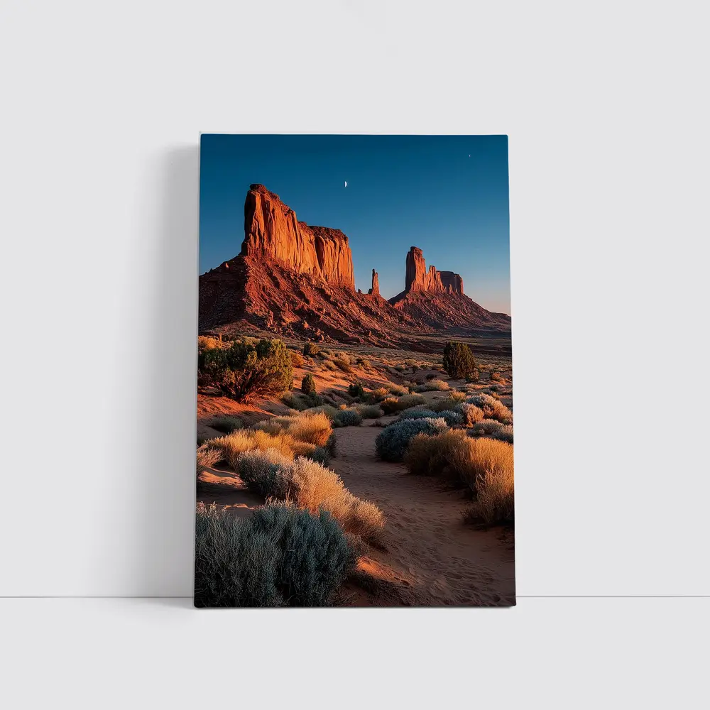 Monument Valley Desert Red Rock Landscape – Wall Art