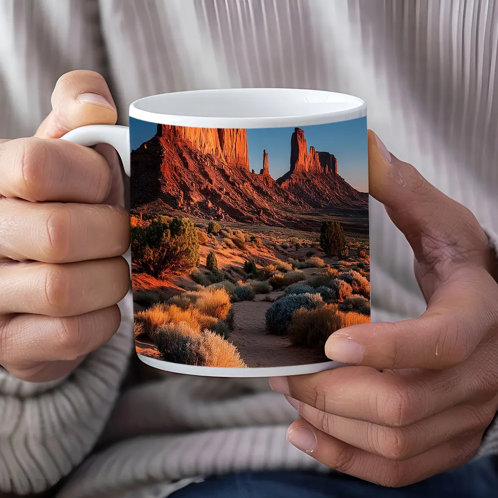 Monument Valley Desert Red Rock Landscape – Mugs