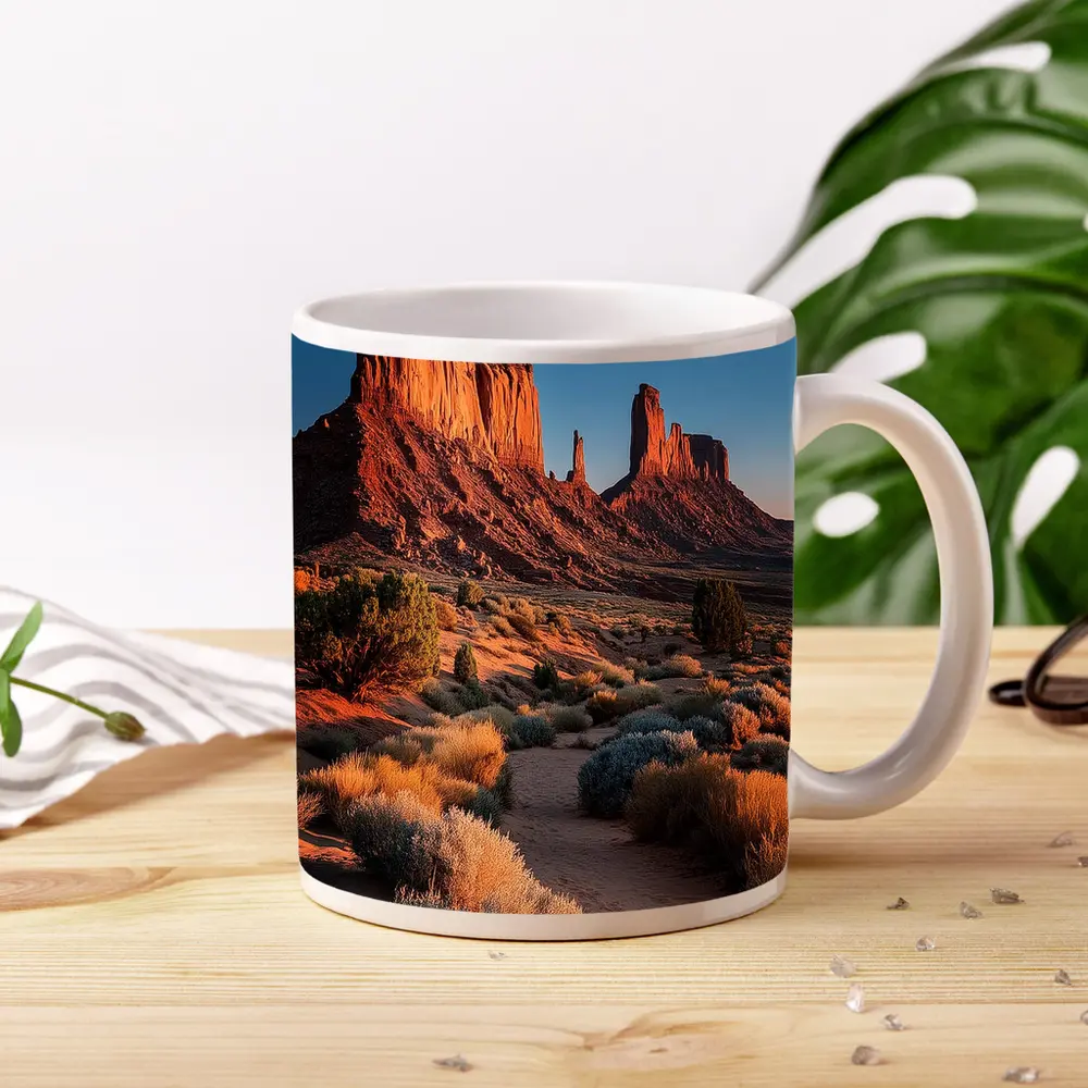 Monument Valley Desert Red Rock Landscape – Mugs