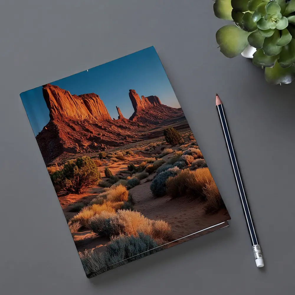 Monument Valley Desert Red Rock Landscape – Notebooks