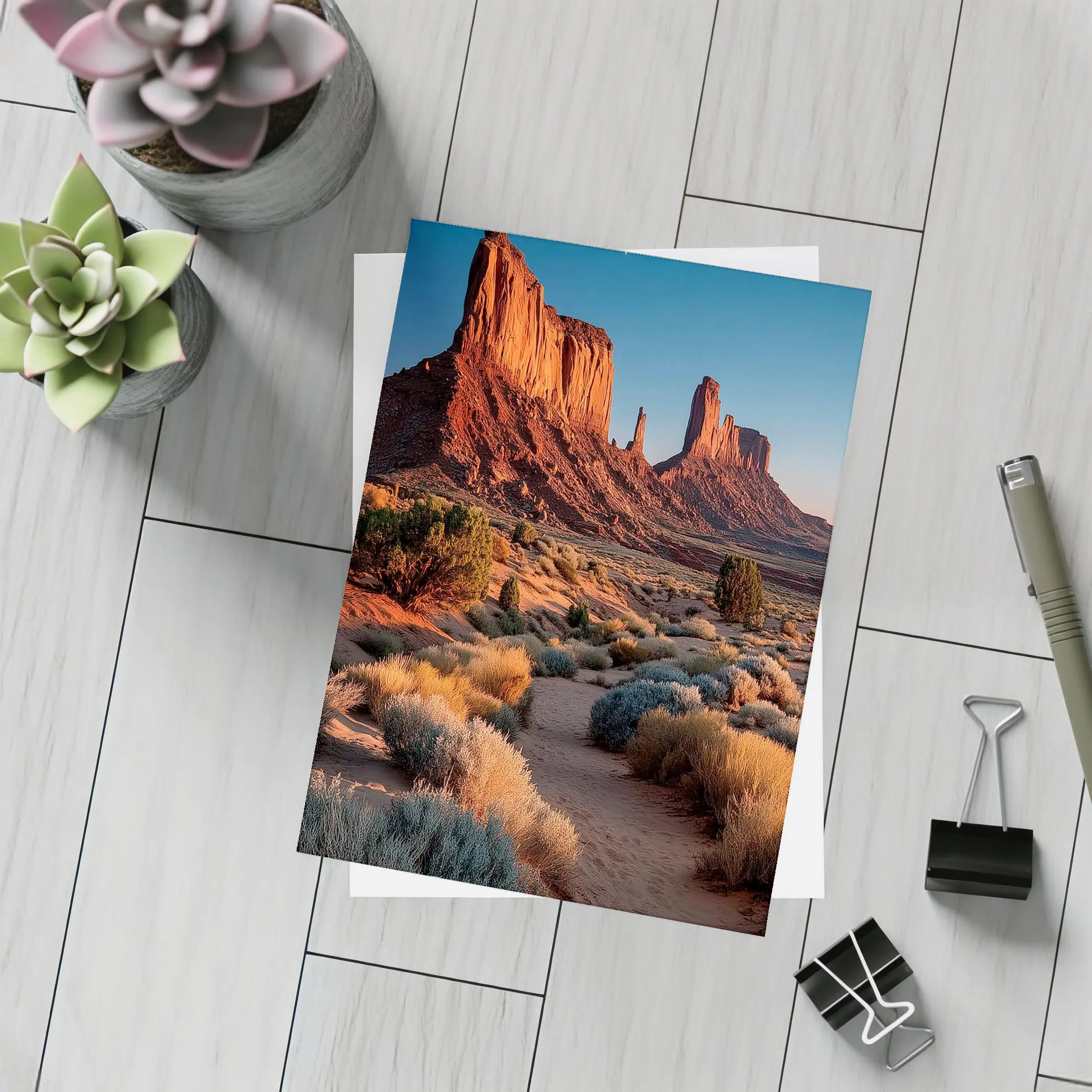 Monument Valley Desert Red Rock Landscape – Postcards