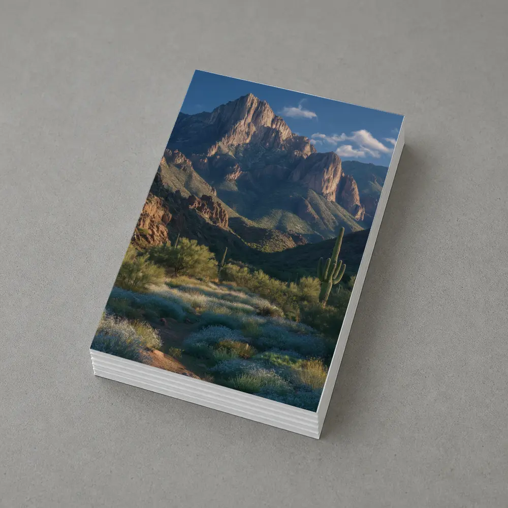 Saguaro Cactus Desert Mountain Landscape Arizona – Postcards
