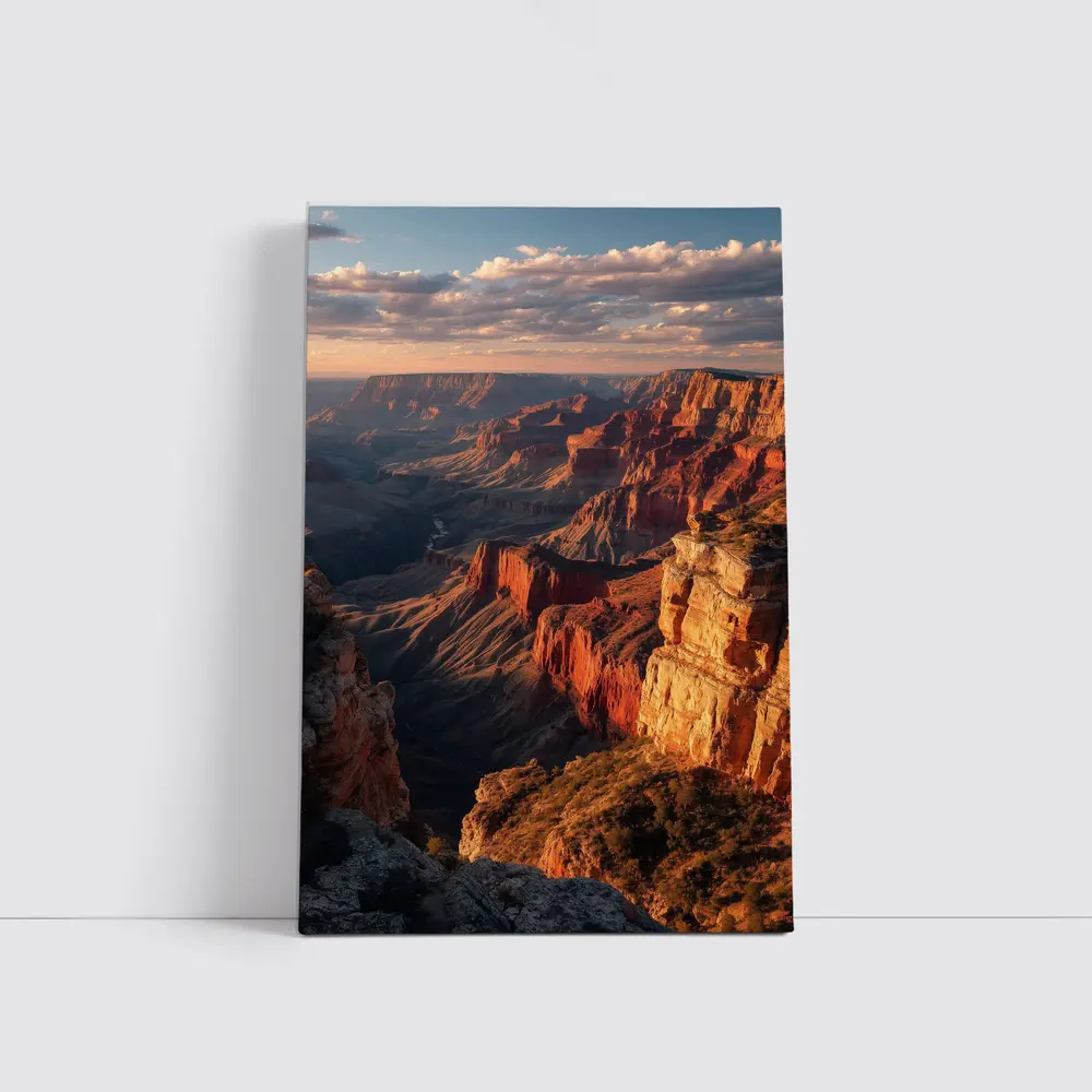 Grand Canyon Sunset Red Rock Cliffs – Wall Art