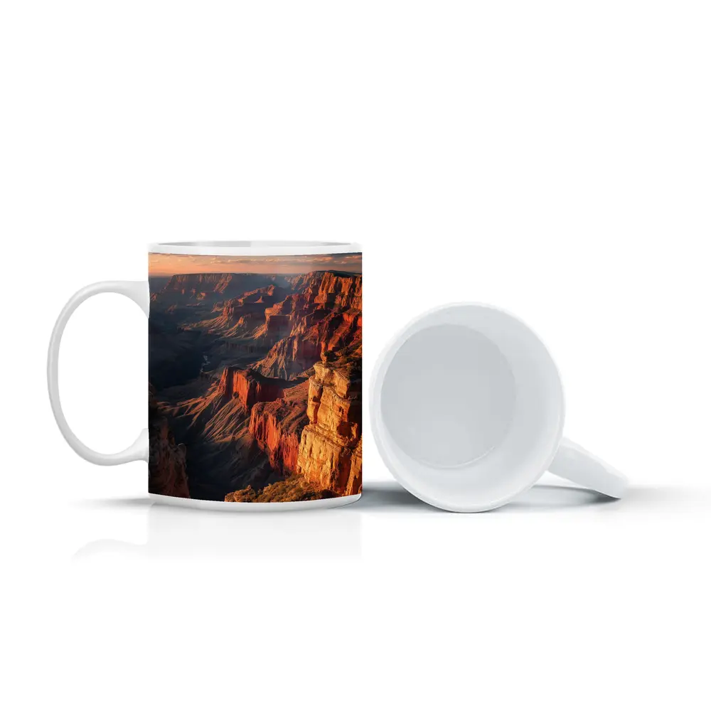 Grand Canyon Sunset Red Rock Cliffs – Mugs