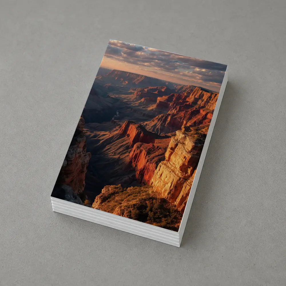 Grand Canyon Sunset Red Rock Cliffs – Postcards