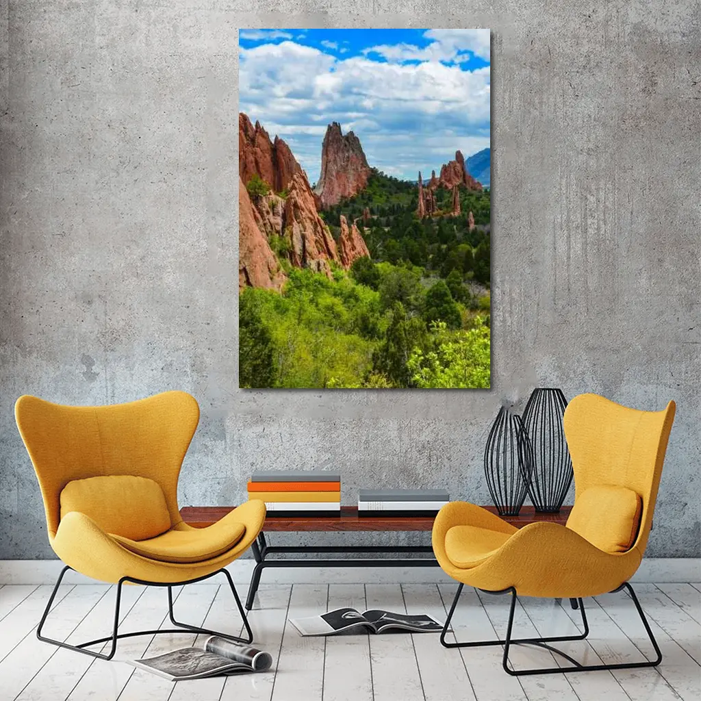Garden of the Gods Red Rock Formations – Wall Art