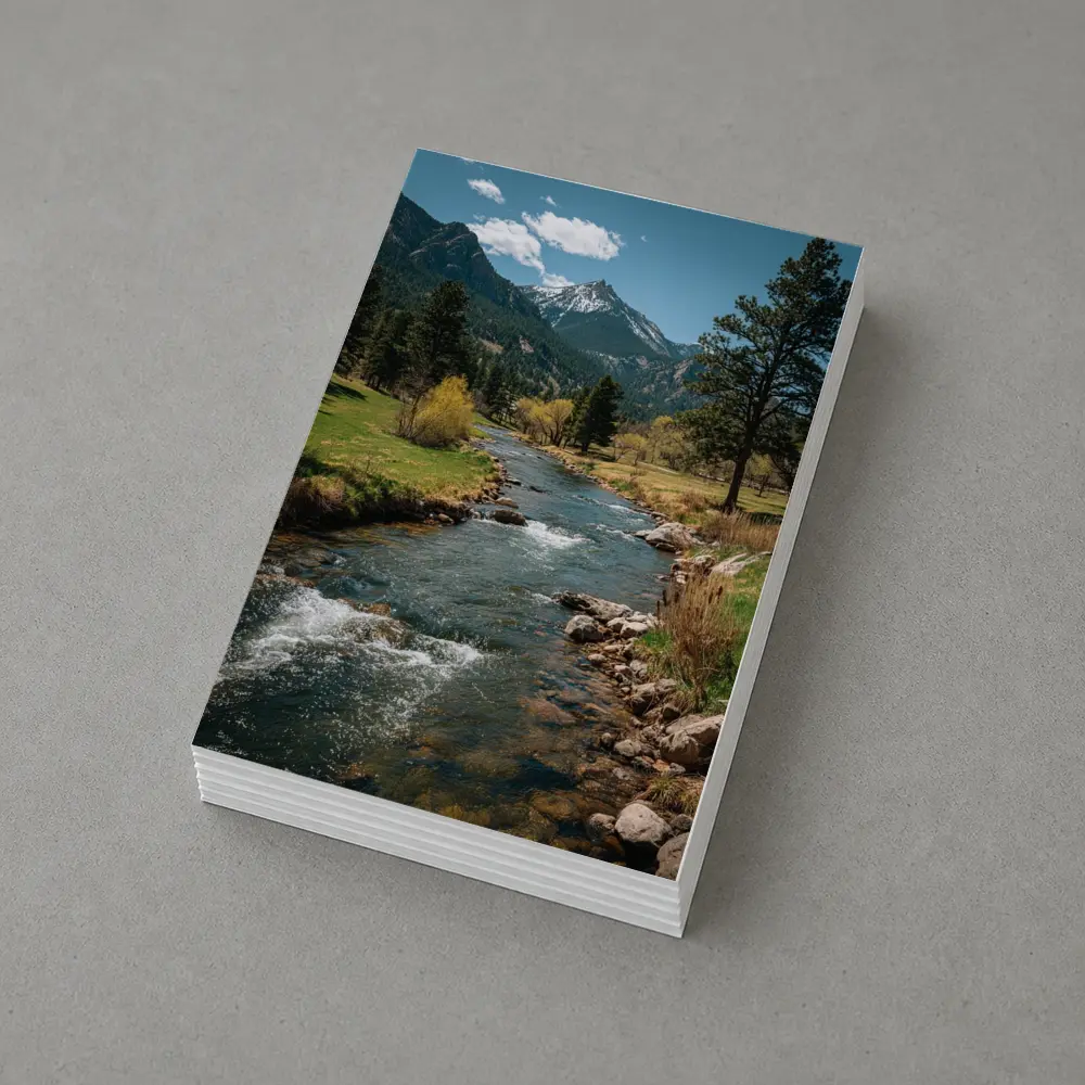 Mountain River Stream Rocky Colorado Landscape – Postcards