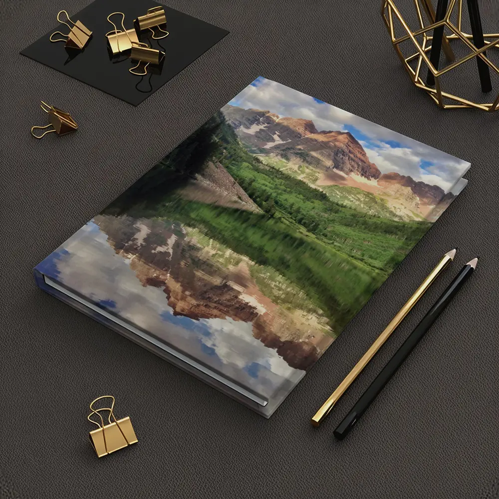 Maroon Bells Mountain Lake Reflection Colorado – Notebooks