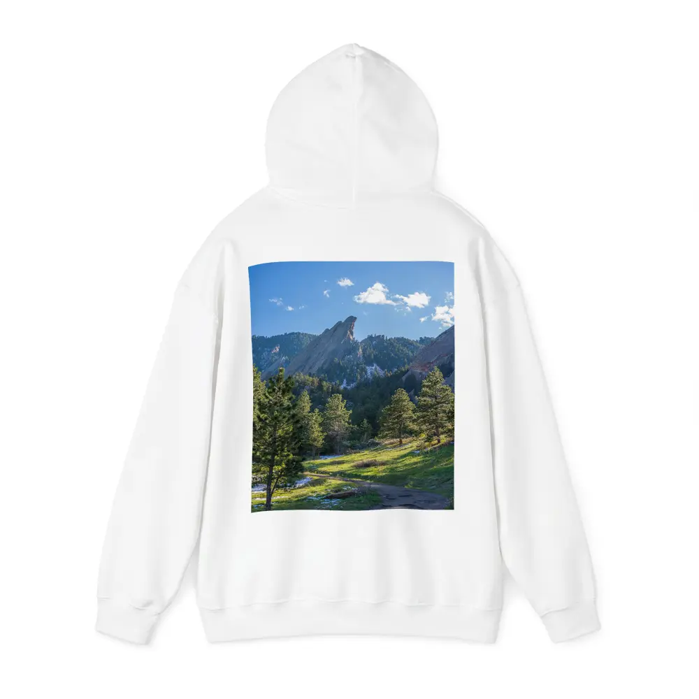Flatirons Boulder Colorado Mountain Trail View – Hoodies