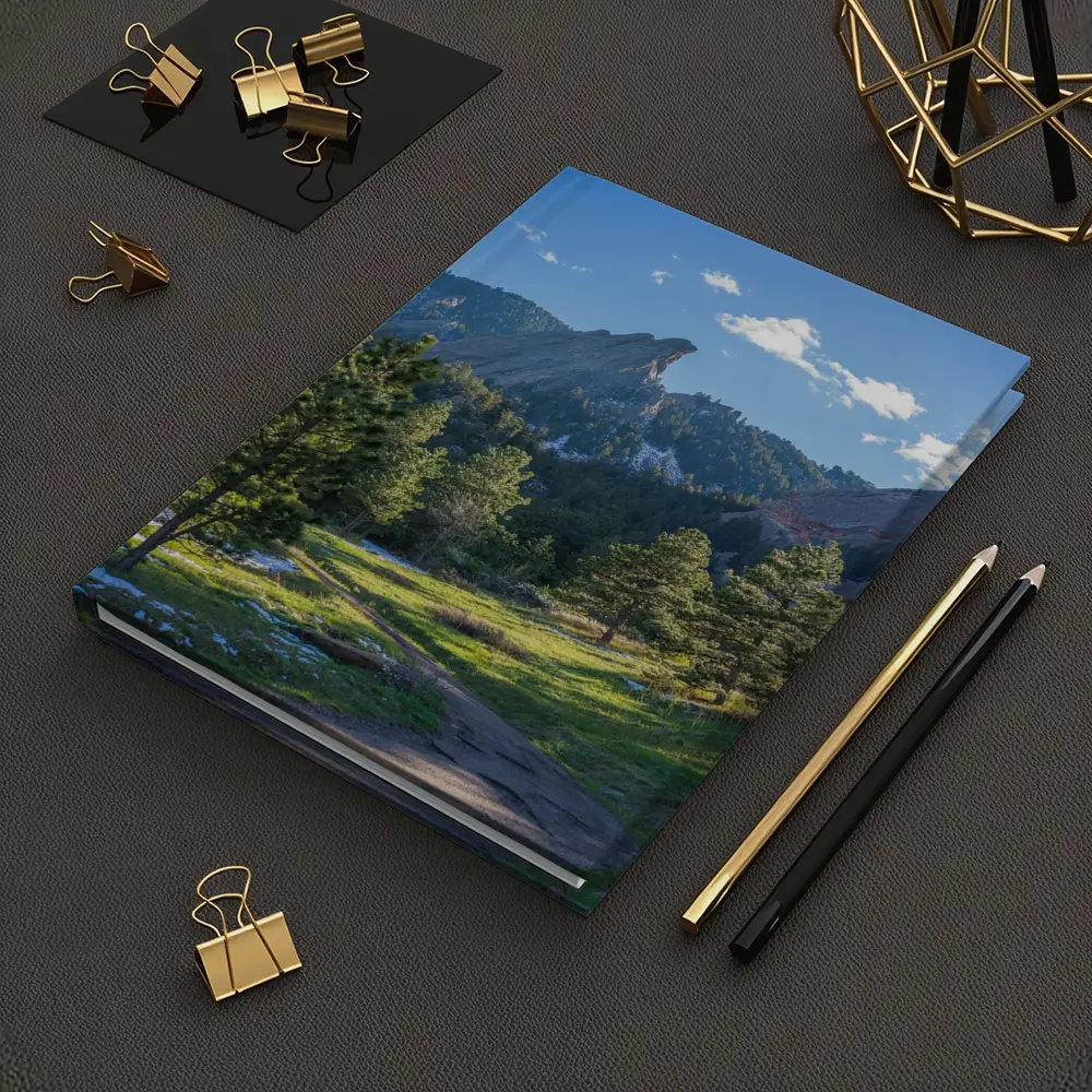 Flatirons Boulder Colorado Mountain Trail View – Notebooks