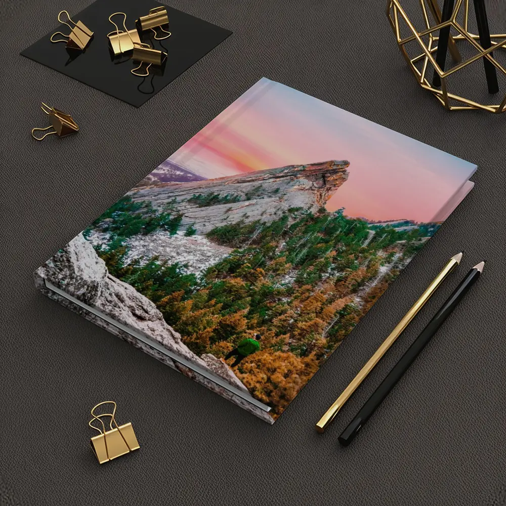 Flatirons Boulder Colorado Pink Sunset Hiker – Notebooks