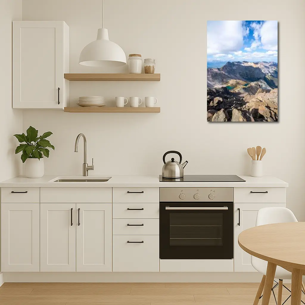 Rocky Mountain Summit View Turquoise Lakes – Wall Art
