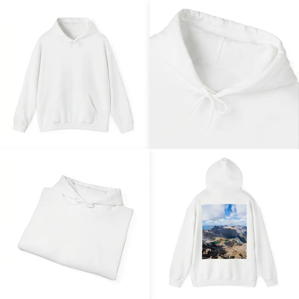 Rocky Mountain Summit View Turquoise Lakes – Hoodies