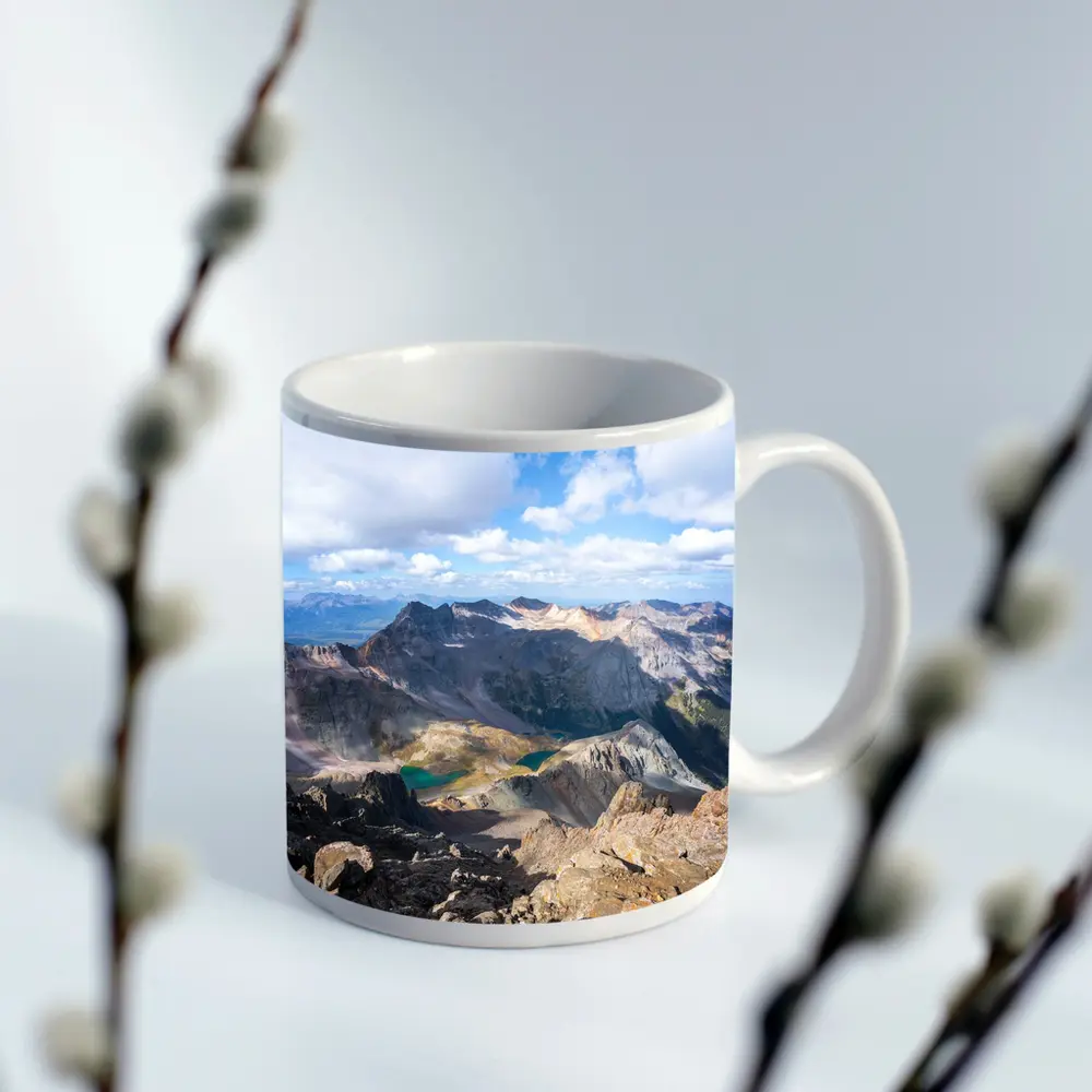 Rocky Mountain Summit View Turquoise Lakes – Mugs