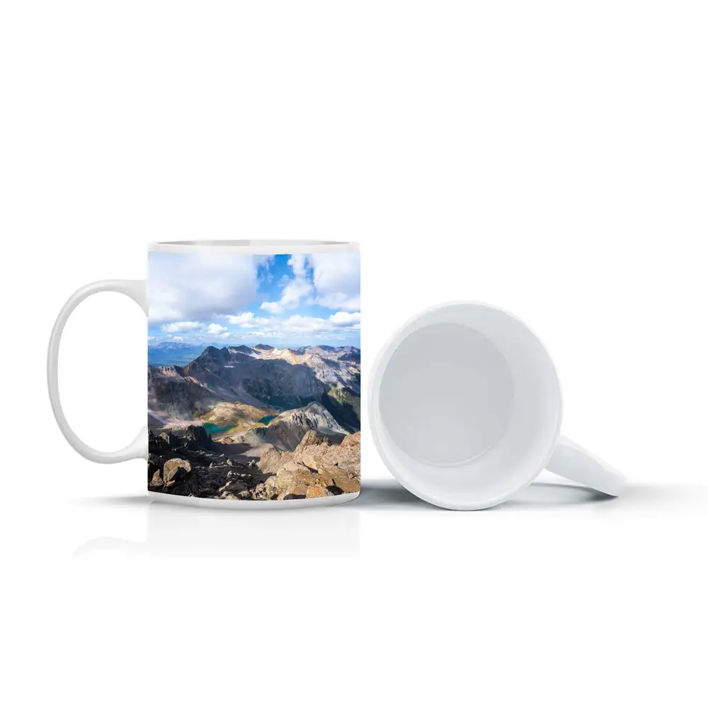 Rocky Mountain Summit View Turquoise Lakes – Mugs