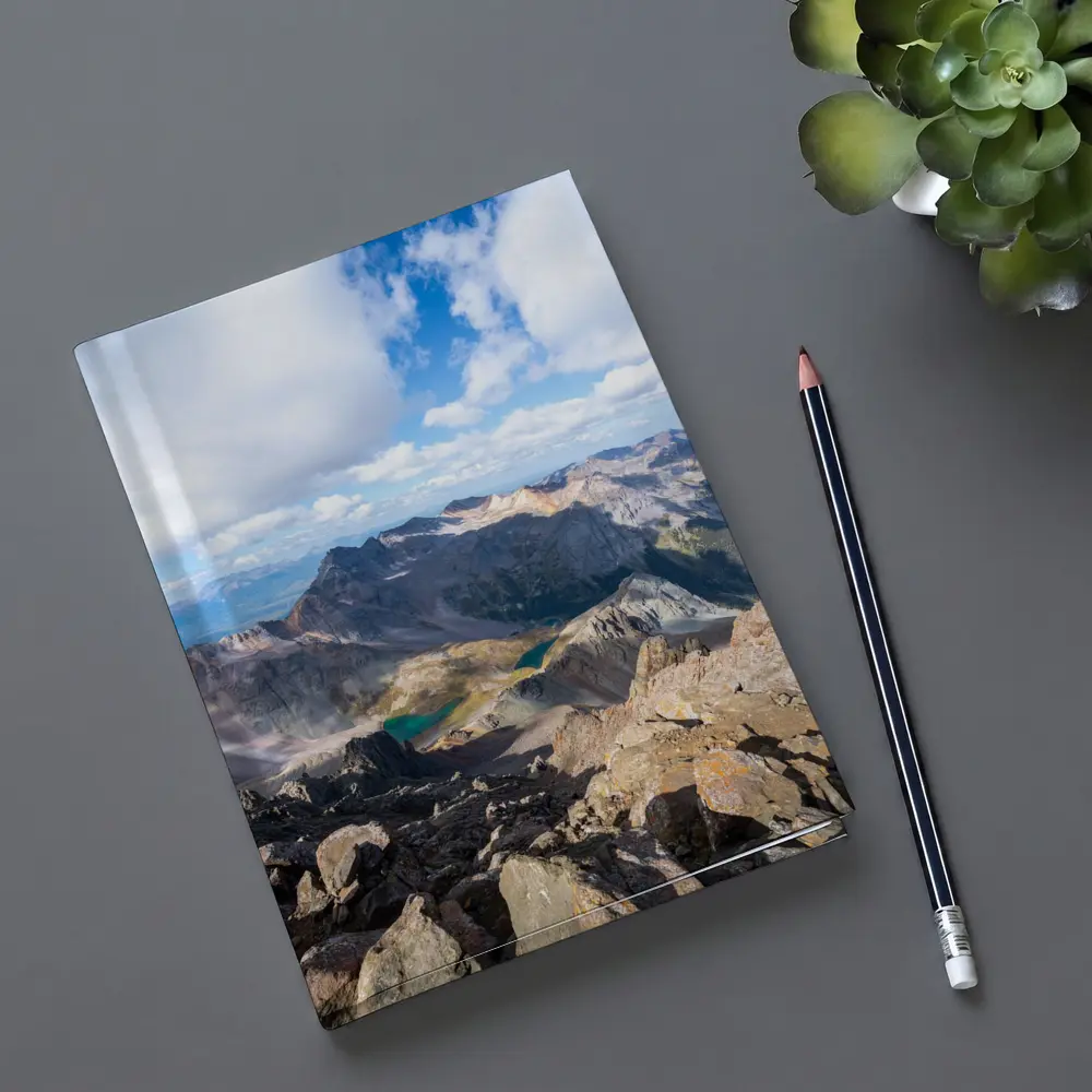 Rocky Mountain Summit View Turquoise Lakes – Notebooks