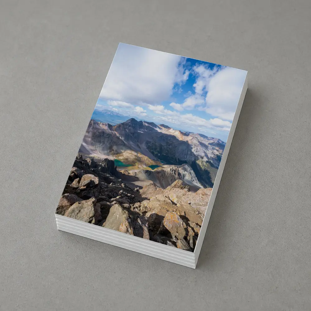 Rocky Mountain Summit View Turquoise Lakes – Postcards