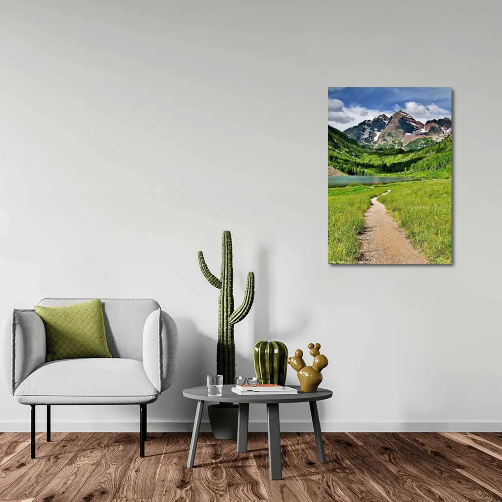 Maroon Bells Trail Colorado Mountain Lake – Wall Art