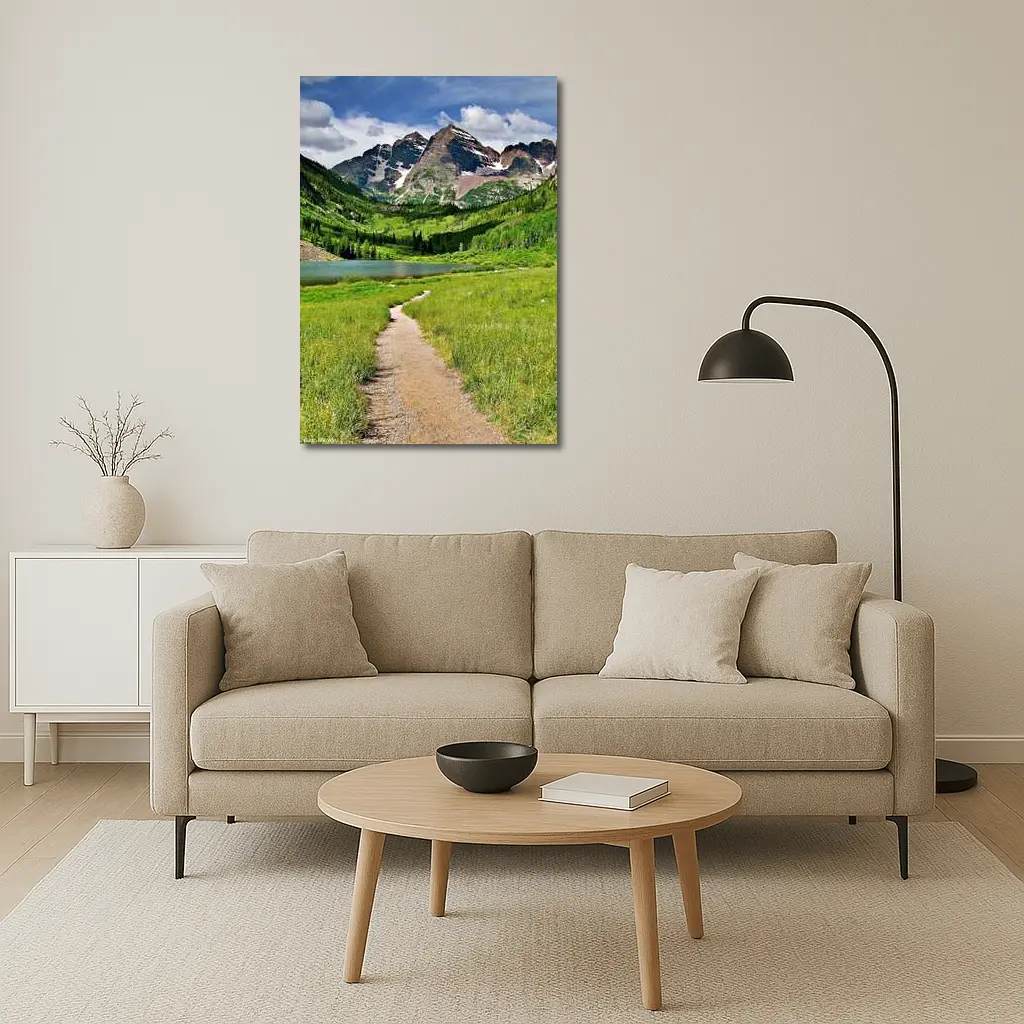 Maroon Bells Trail Colorado Mountain Lake – Wall Art