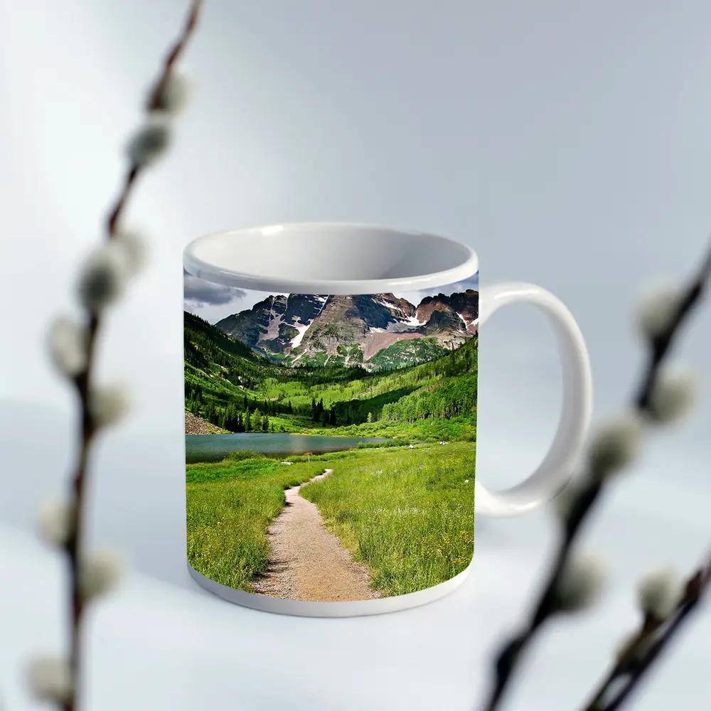Maroon Bells Trail Colorado Mountain Lake – Mugs