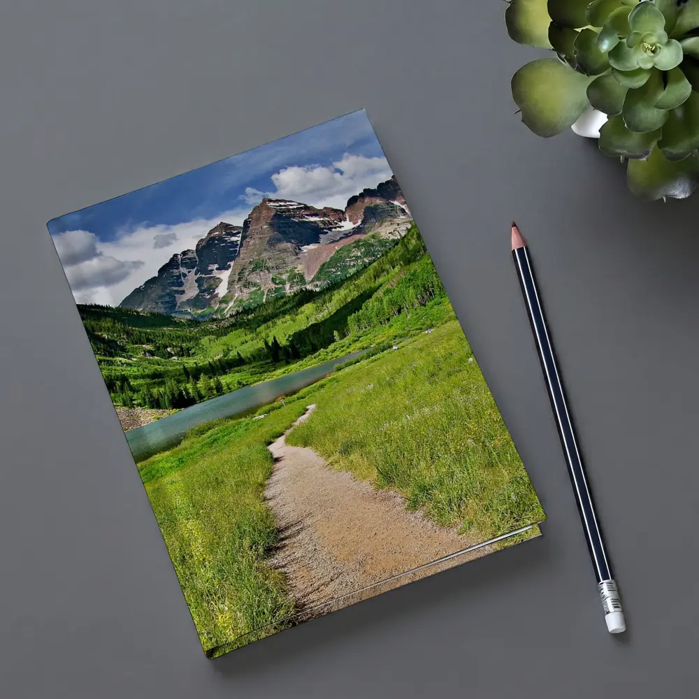 Maroon Bells Trail Colorado Mountain Lake – Notebooks