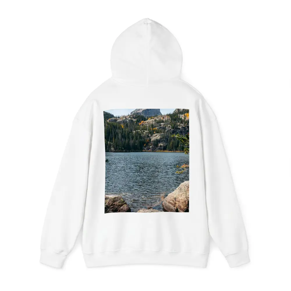 Alpine Lake Rocky Mountain Autumn Forest – Hoodies