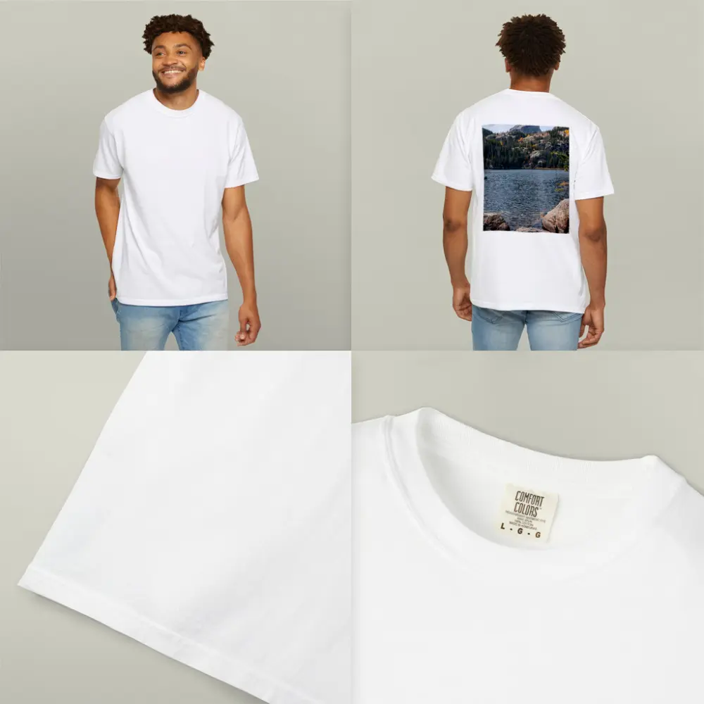 Alpine Lake Rocky Mountain Autumn Forest – T-Shirts