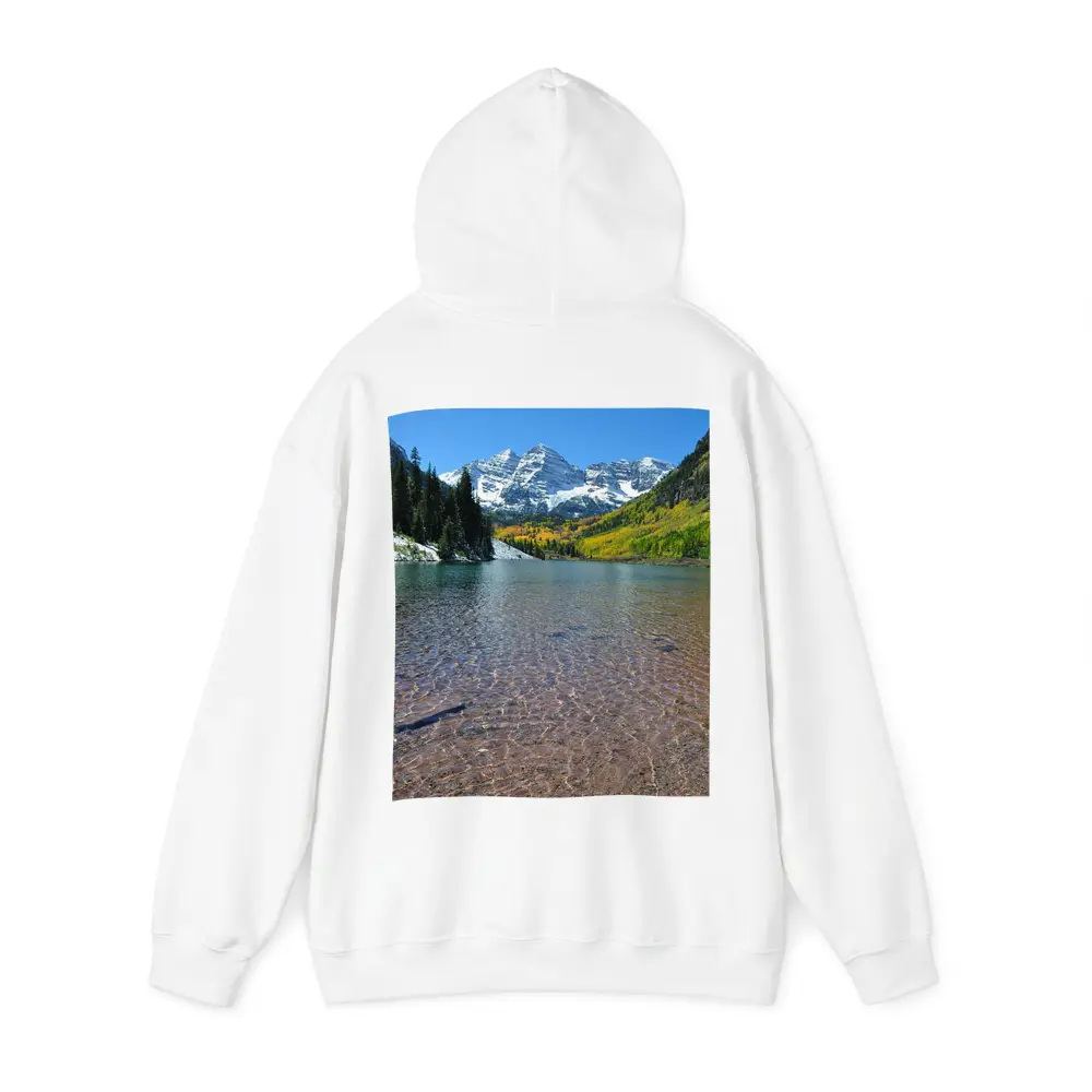 Maroon Bells Lake Colorado Mountains Autumn – Hoodies