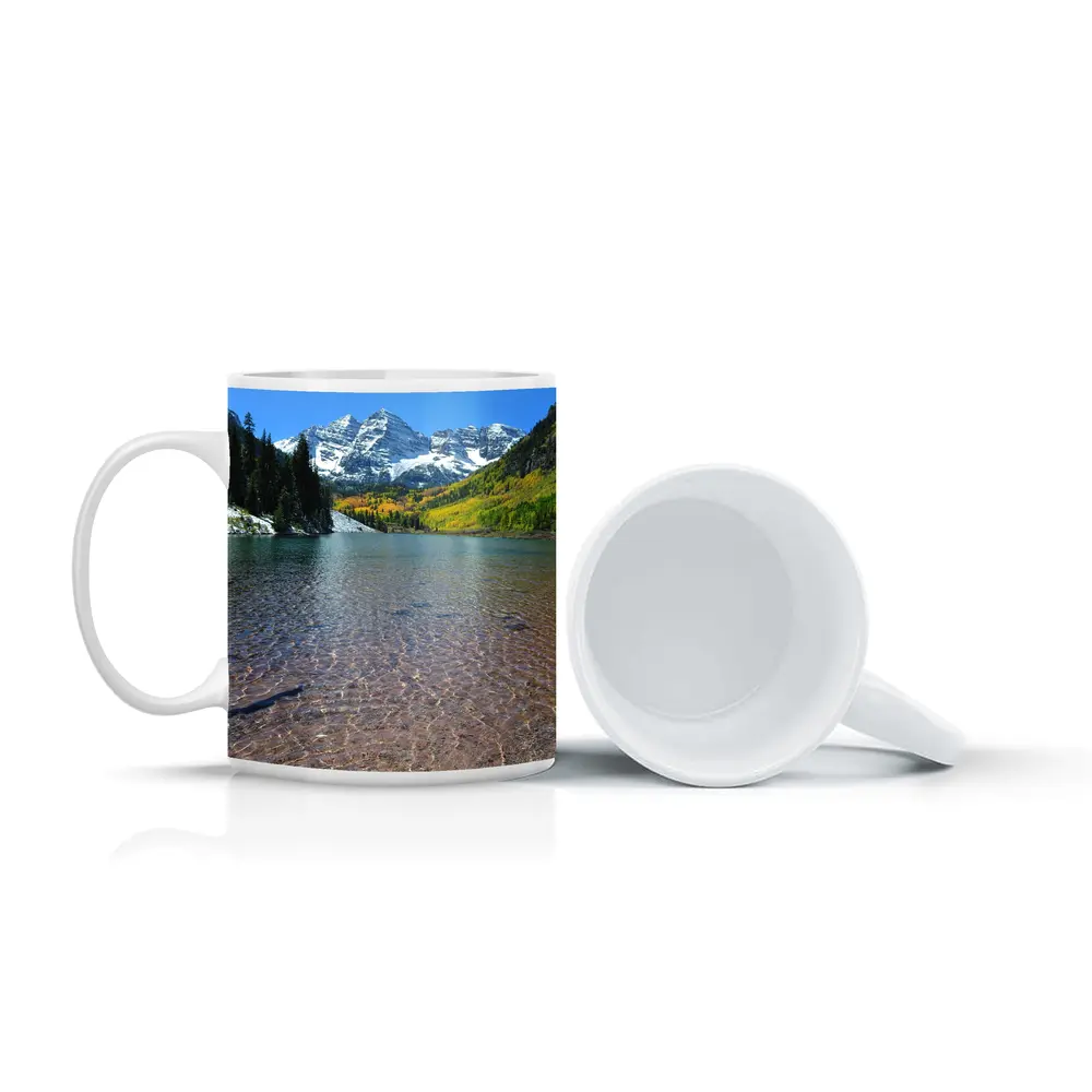 Maroon Bells Lake Colorado Mountains Autumn – Mugs